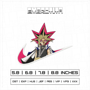 YUGI MUTOU Embroidery Design - machine embroidery design file