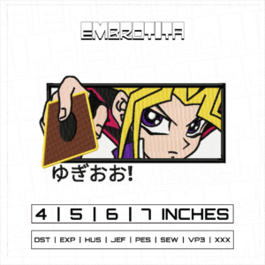 YU GI OH! TRADING CARD GAME 7 Embroidery Design - machine embroidery design file