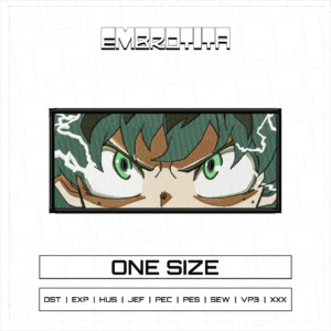 DEKU 7 8 Embroidery Design - machine embroidery design file