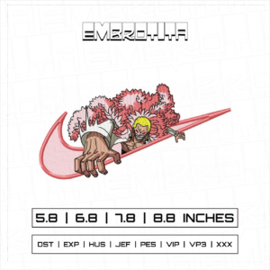 DOFLAMINGO X ONE PIECE 2 Embroidery Design - machine embroidery design file
