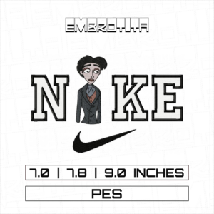 BY 7 NIKE VICTOR VAN V1 Embroidery Design - machine embroidery design file