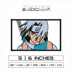 COLOUR NARUTO 6 Embroidery Design - machine embroidery design file