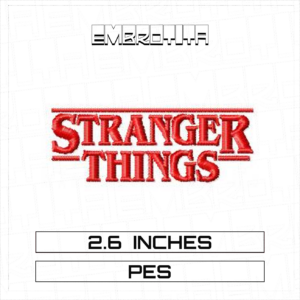 DP11639 STRANGER THINGS 3 Embroidery Design - machine embroidery design file