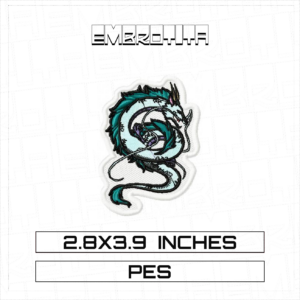 DRAGON SPIRITED AWAY X HUNTER X HUNTER Embroidery Design - machine embroidery design file