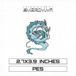 DRAGON X HUNTER X HUNTER 2 Embroidery Design - machine embroidery design file