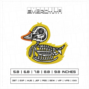 DUCK Embroidery Design - machine embroidery design file