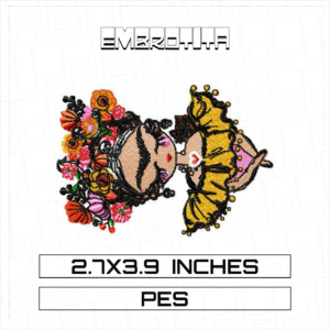 FRIDA MUSECA 2 Embroidery Design - machine embroidery design file