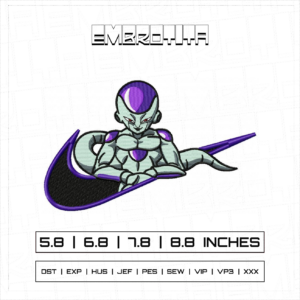 FREEZA Embroidery Design - machine embroidery design file