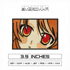 ANIME 7 Embroidery Design - machine embroidery design file
