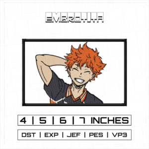 HINATA X NARUTO Embroidery Design - machine embroidery design file