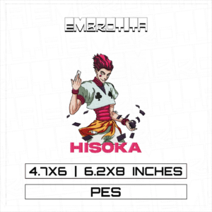 HISOKA V3 X HUNTER X HUNTER 2 Embroidery Design - machine embroidery design file