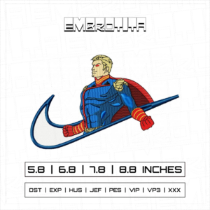 HOMELANDER Embroidery Design - machine embroidery design file
