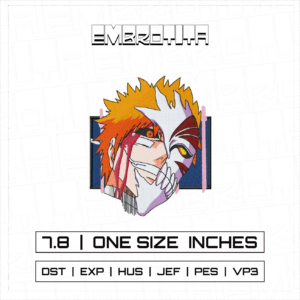 ICHIGO BOX X BLEACH Embroidery Design - machine embroidery design file