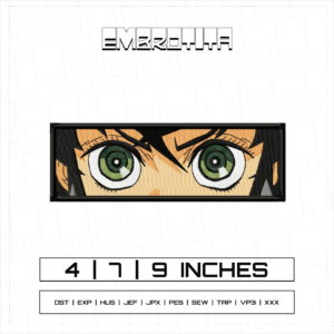 INOSUKE EYES X DEMON SLAYER Embroidery Design - machine embroidery design file