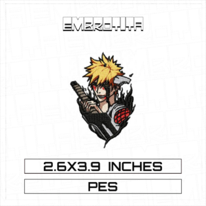 ICHIGO KUROSAKI X BLEACH 5 Embroidery Design - machine embroidery design file