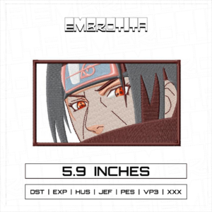 ITACHI V RAMKE X NARUTO Embroidery Design - machine embroidery design file
