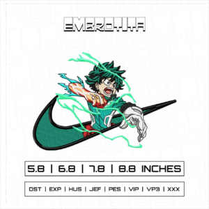 IZUKU MIDORIYA 2 Embroidery Design - machine embroidery design file