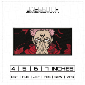 JUJUTSU KAISEN 7 Embroidery Design - machine embroidery design file